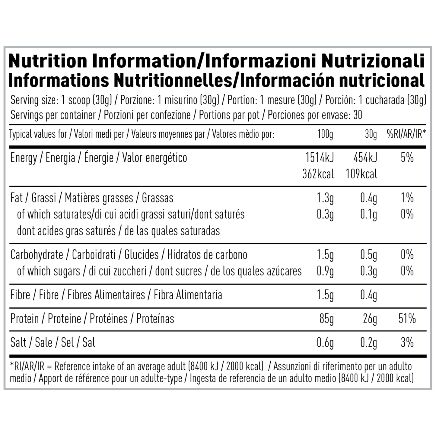 Per4m Isolate Zero 100% Whey Protein Isolate 2kg