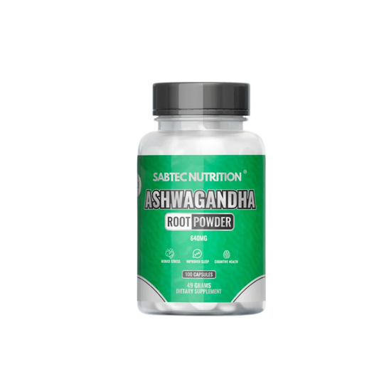 Sabtec Nutrition Ashwagandha 640mg 100 caps