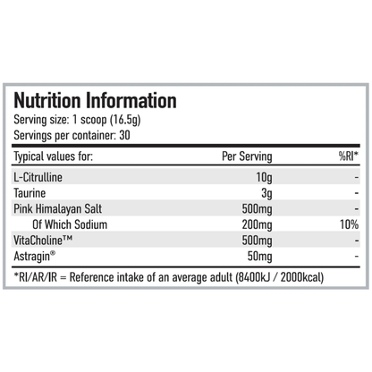Per4m Pump Non-Stim Pre Workout